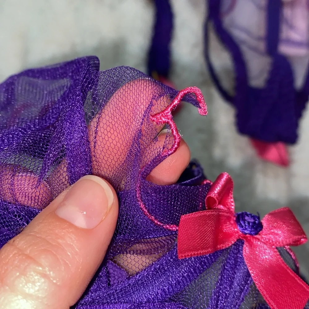 LORNA PURPLE PINK… TEAR IN TULLE - Picture 3 of 5